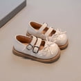 thumbnail image 2 of Bxsruta Girls' Patent Leather Mary Jane Shoes with Bow, Soft Sole Low Heel for Spring and Summer, 2 of 8