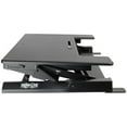thumbnail image 6 of Tripp Lite Sit Stand Desktop Workstation Adjustable Standing Desk 36 x 22 In. - 33 Lb Load Capacity - Desktop - Medium Density Fiberboard (MDF), Steel - Black, 6 of 8