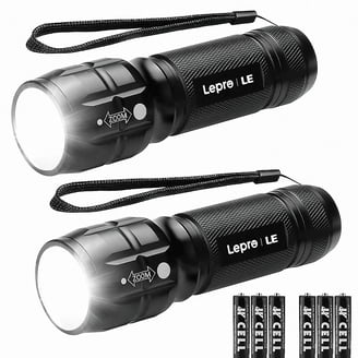 Itek 2TZF60706 MegaLight Tactical LED Flashlight - Pack of 2
