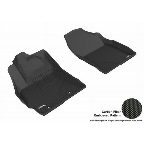 3D MAXpider 3D-L1SC00611509, Water-Resistant Front Floor Mats, Fits Scion - Black, 2 Piece