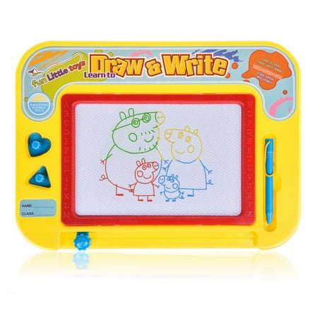 Magnetic Drawing Board for Kids Colorful Magna Drawing Doodle Board for Kid Learning F-175