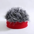 thumbnail image 5 of Nouveau Chapeau Perruque Hip Hop Mode Version Coréenne Chapeau de Propriétaire Rétro Rue Tendance Homme Femme Chapeaux R Noir 50-56cm, 5 of 5