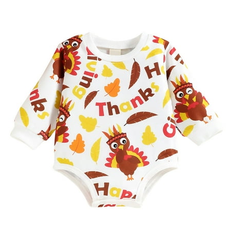 

Attire for Girls Easter Outfits for Girls Size 6 Boys Girls Thanksgiving Day Long Sleeve Letter Cartoon Prints Pullover Romper Sweatshirt Bodysuits Long Sleeve Girls Leotards Gymnastics