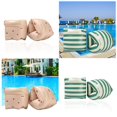 thumbnail image 3 of 2Pcs Children Swimming Gear Arm Swimming Rings Toddler Inflatable Kids Arm Float Rings Arm Bands Kids Swim Arm Floaties blue stripes, 3 of 5