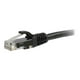 C2G Ethernet (UTP) Cat6 CAT 6 Câble de Raccordement Réseau Non Blindé de 7 Pi - Noir - Câble de Raccordement - RJ-45 (M) à RJ-45 (M) - 7 Pi - - Moulé, Sans Raccord - Noir – image 4 sur 5