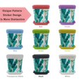 thumbnail image 2 of HemaKayy Decorative Planter Pot Set - Perfect for Small Plants - Colorful Design With Drainage Hole - Ideal for Home and Garden Decor - Set of 8 - Unique Marble Texture, 2 of 6