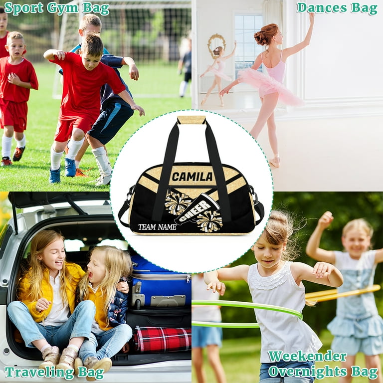 Personalized Kids Cheerleading Bag for Girls with Name Team Name Custom Girls Cheer Bag Walmart