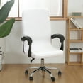 thumbnail image 4 of Computer  Chair Cover  Durable Zipper  Washable Removable Spandex Rotating  Chair Slipcovers Anti- Soft Desk Chair Seat  Pets, 4 of 7