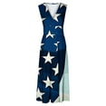 thumbnail image 5 of Qiopertar Robe d'Été Imprimée Décontractée Sans Manches Col en V pour Femmes en Solde Livraison Gratuite à Moins de 5$ jusqu'à 90 % de Réduction, 5 of 5