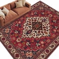 thumbnail image 2 of Area Rug for Living Room, Country Boho Non-Slip Indoor Large Carpet for Bedroom/Dining Room, Farmhouse Ethnic Abstract Nation Aesthetic Washable Low-Profile Rectangle Floor Runner Rugs - 6 x 9 Ft, 2 of 7