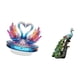 thumbnail image 5 of Estatua de escultura de cisne,Escultura de cisne para decoración del hogar Adorno de San Valentín,Estatua de ganso,figura acrílica,artesanía coleccionable,Figura de escritorio,Estante de, 5 of 8