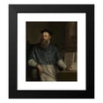 thumbnail image 2 of Paolo Veronese 12x14 Black Modern Framed Museum Art Print Titled - Portrait of Daniele Barbaro (1556 - 1562), 2 of 5
