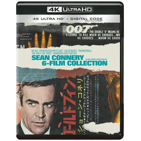 James Bond Sean Connery 6-Film Collection (4K Ultra HD) [UHD]