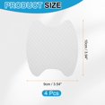 thumbnail image 2 of Uxcell 4pcs Car Door Handle Scratch Protectors Carbon Fiber Door Bowl 3D Sticker Automotive Door Handle Paint Protective Film Cover Accessories for All Cars, White, 2 of 7