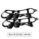 thumbnail image 4 of Crampones De Escalada Crampones agrupados con 24 dientes, Botas antideslizantes, pinzas para hielo, accesorios para caminar y senderismo, 4 of 9