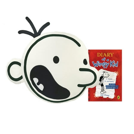 Diary of a Wimpy Kid 14.5" Plush & Hardcover Book Set