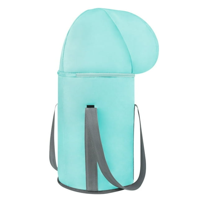Foldable Foot Bath Bag Feet SPA Massage Soak Foot Barrels for Travel (Blue)
