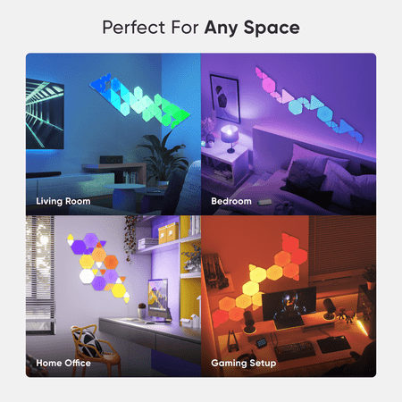 Nanoleaf - Shapes Mini Triangles Smarter Kit (9 Panels) - Multicolor