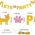 thumbnail image 2 of POINTERTECK 4 Pcs Dog Birthday Party Supplies Set Reusable Scarf For Party Decor, 2 of 3