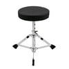 Juniors Drum Throne Round Padded Drum Seat Stool Single-braced Stainless Steel Legs -slip 3 Levels Adajustable Height for Teenager Drummers