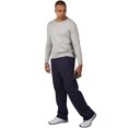 thumbnail image 3 of Vibes Men's Big & Tall Cargo Zipper Pocket Sweatpants Adjustable Bungee Cord open bottom, 3 of 5