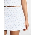 thumbnail image 4 of No Boundaries Cotton Stretch Drop Needle Skirt, Women's XS-XXXL, 4 of 5