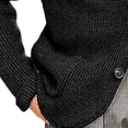 thumbnail image 4 of Men's Knit Cardigan Sweater Button Front Long Sleeve Regular Fit Casual Jacket, 4 of 7