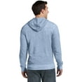 thumbnail image 2 of District Young Mens Jersey Full Zip Hoodie-2XL (Heathered Sterling Blue), 2 of 6
