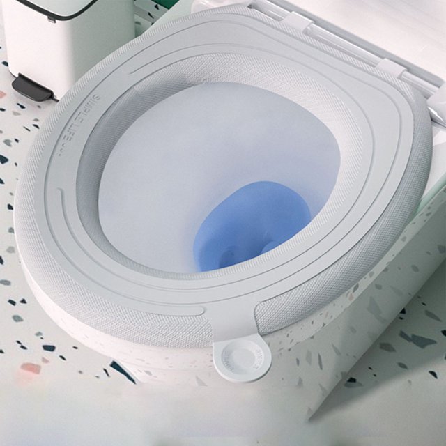 EVA Toilet Seat Cushion Universal For All Seasons Household Toilet Seat Cushion Ring Cushion Lightweight Rainproof Seat Cushion Toilet Seat Cover With Handle Deals Of The Day Clearance