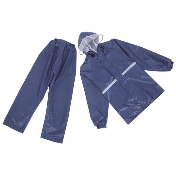 KALLORY Traje De Lluvia Para Motociclistas Con Material Reflectante Y Doble Capa Separable
