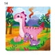thumbnail image 2 of XM Culture - Juego de 24 piezas de rompecabezas con diseño de animales, tablero de densidad para entrenamiento de pensamiento lógico, juguete ensamblado, regalo de cumpleaños, 2 of 8