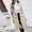 Beige, variant on Stichou Wool Coats for Women Fall Winter Peacoat Double Breasted Lapel Long Trench Coat Blazer Jackets with Pockets Black S