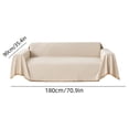 thumbnail image 3 of Antqov Couch Cover Washable Non Slip Sofa Cover 35x71" Soft Fuzzy Couch Covers Furniture Protector for Home Living Room Office Supplies, 3 of 6