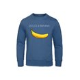 thumbnail image 1 of Bellella Chandail à Manches Longues pour Hommes, Col Rond, Décontracté, en Molleton, Bleu Foncé, TG, 1 of 2