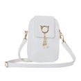 thumbnail image 1 of bandolera para teléfono con correa hombro, para mujer, monedero Blanco Zulema Monedero cruzado, 1 of 7