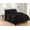Black, variant on Luxury Goose Down Alternative 8PC Comforter Set - All Season Pintuck Style , Full/Queen, Gray
