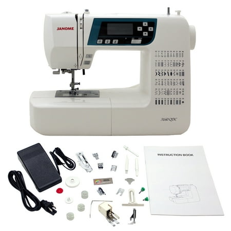 Janome 3160QDC-B Sewing and Quilting Machine with Bonus Quilt