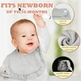 thumbnail image 6 of NOGIS 8 Piece Baby Muslin Bibs Bandana Drool Bibs for Boys and Girls Soft Adjustable Baby Bibs Cotton Teething and Drooling Bibs for Baby Toddler Infant (Style2), 6 of 7