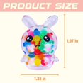 thumbnail image 4 of Mini conejito de pascua Squeeze Balls Exun, 12 unidades, para aliviar el estrés de los niños, 4 of 8