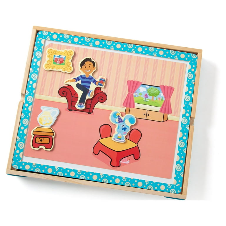Melissa & Doug Blue's Clues & You! Wooden Magnetic Picture Game (48 Pieces)  - Walmart.com
