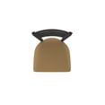 thumbnail image 3 of 410 Jackie 30" Swivel Bar Stool with Black Wrinkle Finish and Canter Saddle Seat, 3 of 4