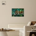 thumbnail image 3 of Jaguar Nap Tropical Jungle Animals Canvas Wall Art by Art Remedy, Black Floater Frame, 36"x24", 3 of 7