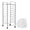 Transparent, variant on Zaverox  10 Compartment Rolling Storage Organizer Cart Equipped with 4 Universal Silent Casters, Multi-scene Mobile Drawer Trolley for Home Salon Garage