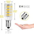thumbnail image 2 of czcpp- , 5 Pcs Ampoules LED E14 Équivalent 5W 40W Ampoule Incandescente, Ampoule de Base Européenne E14, Dimmable, Blanc 6000K, 400LM, 2 of 4