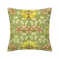 thumbnail image 1 of Square Throw Pillow Covers with Core, Colorful Butterfly Floral Design Pillows for Sofa Beds, 20" x 20" Multicolor, 1 of 9