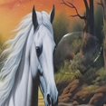 thumbnail image 4 of GZHJMY Running Horse Shower Curtains Waterproof Fabric Shower Curtain Bathroom Decoration with Hooks Washable Bathroom Shower Curtains 60x72 Inch, 4 of 6