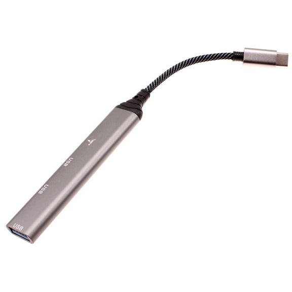 USB-C Adapter 4-in-1 Hub PD for Samsung Galaxy A15 5G/A24/A25 5G/A34 5G/A35 5G/A54 5G/A55 5G - TYPE-C Charger Port USB Splitter