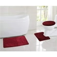thumbnail image 2 of YouLoveIt 3PCS Bathroom Bath Rug Set Non Slip Soft Bath Rug Set Non-Slip Bathroom Rug Contour Mat and Toilet Seat Lid Cover, 2 of 4