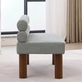 thumbnail image 4 of Oversized Modern Minimalist Bench, Armless Design, Wooden Frame, Ideal For Dining Room/bedroom/entryway,Green, 4 of 12