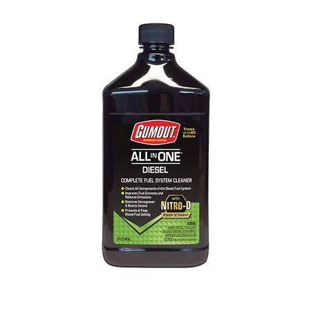 Gumout All-in-One Diesel Fuel System Cleaner, 32 fl. Oz - (Best Diesel Fuel Additive 7.3 Powerstroke)